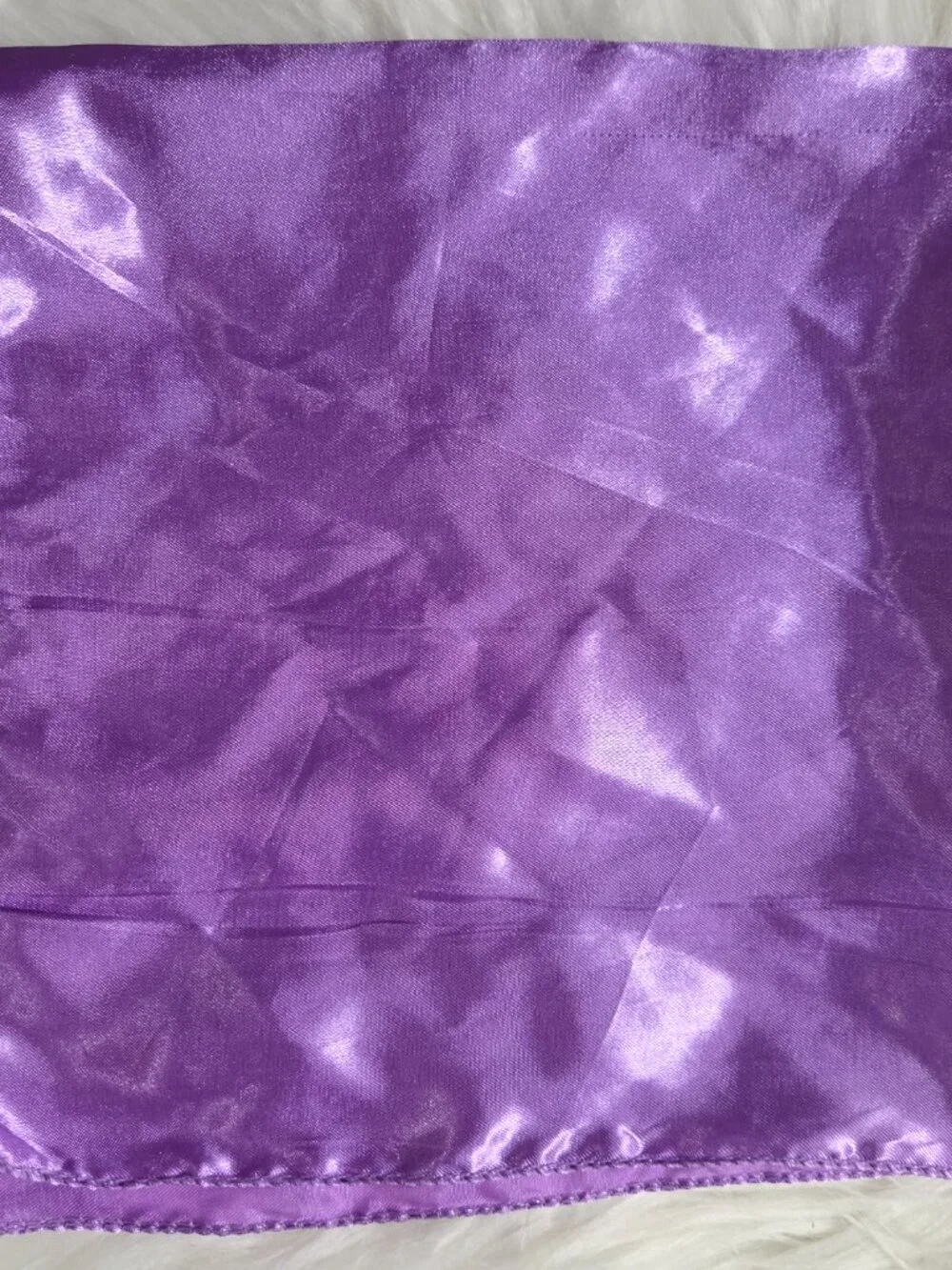 Purple Silky Scarf